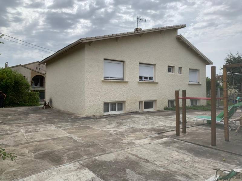 Avant/Après travaux de maçonnerie surélévation à Lyon