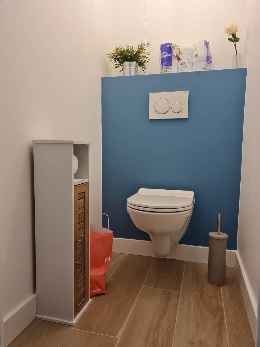 Peinture + pose de parquet massif en chêne à Lyon 6ème