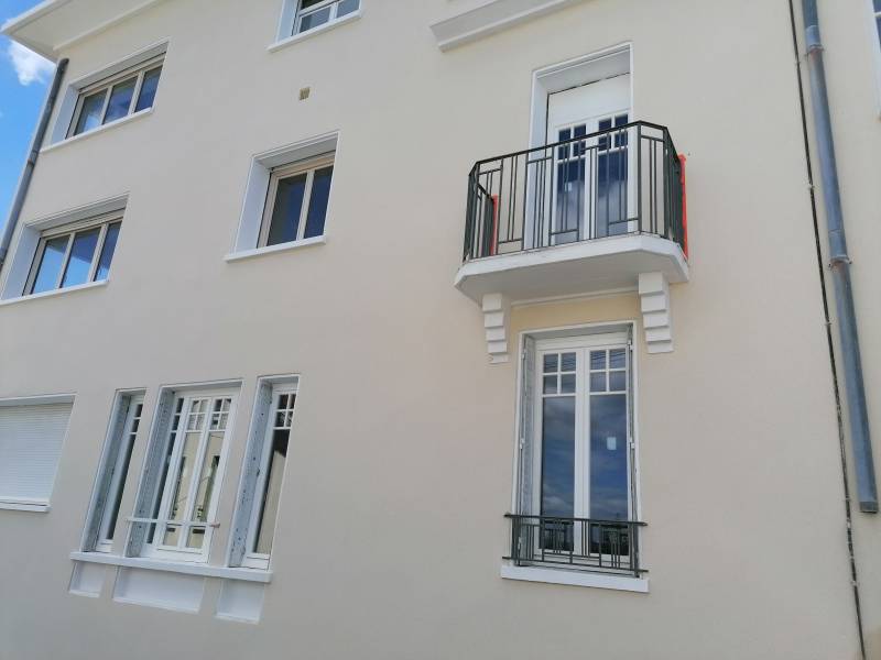 façade refaite à neuf maison Lyon 4ème, travaux complets Ledain Concept Renovation