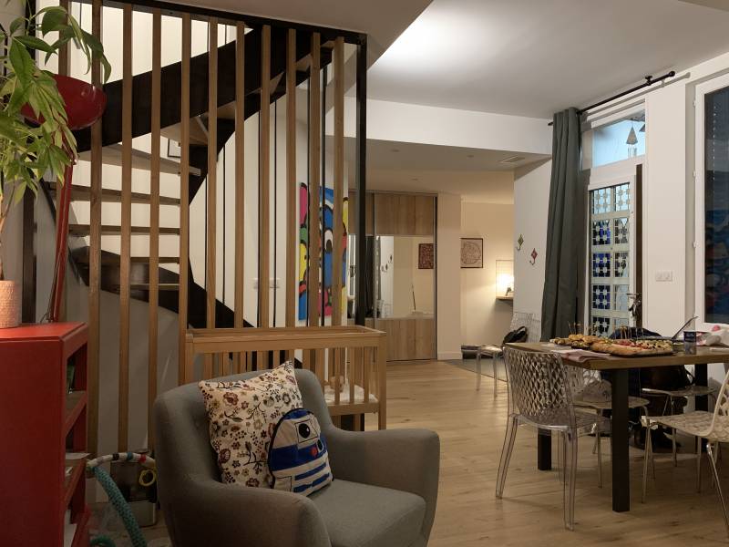 Réhabilitation d'une maison ancienne à Villeurbanne peinture électricité plomberie