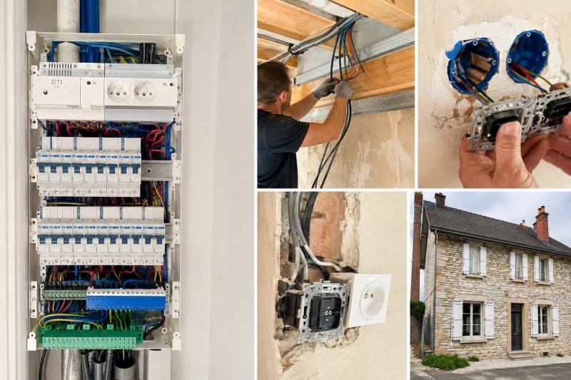 Mise aux normes électricité maison ancienne : prix, obligations et travaux en 2026