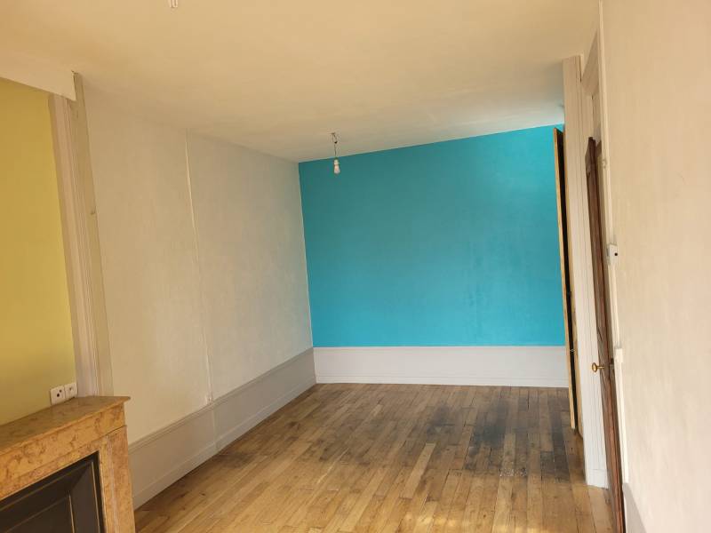 Avant/Après salon travaux de rénovation à Lyon 6