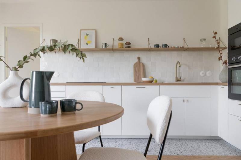 Réalistaion de parquet, robinetterie cuisine à Ecully