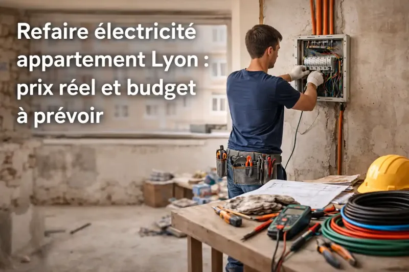 Refaire électricité appartement Lyon : prix réel et budget à prévoir