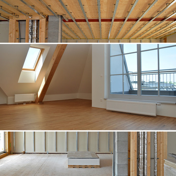 Rénovation de combles au Pays de Gex dans une ancienne maison