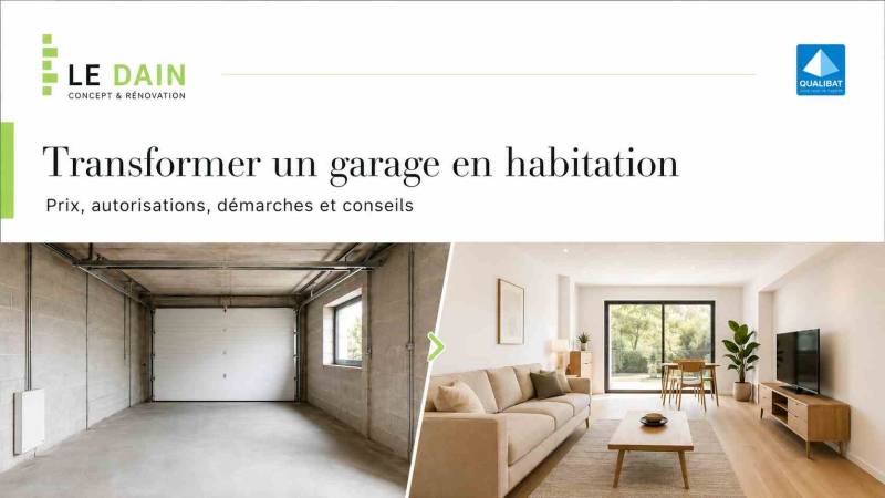 Transformer un garage en habitation : prix, autorisation, démarches et conseils