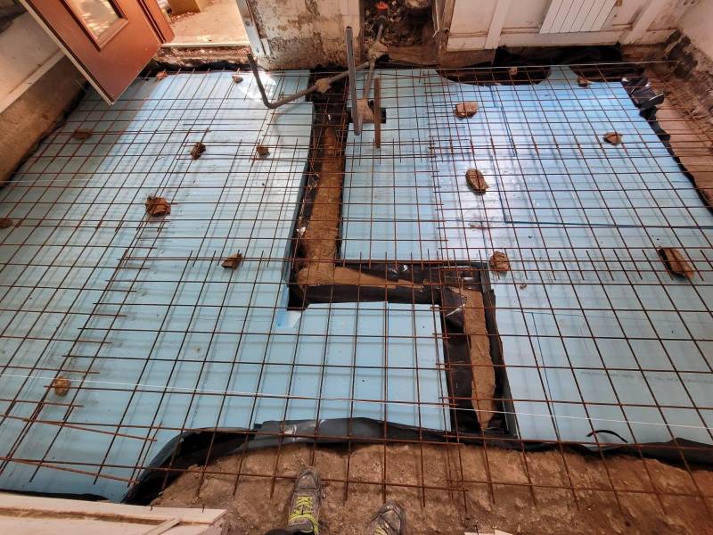 Pose d'isolant pour sol à Oullins