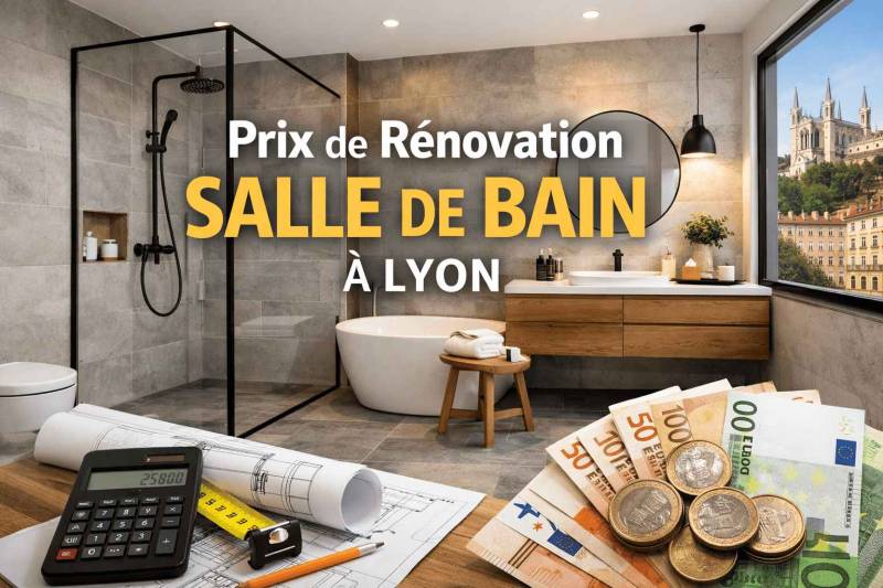 Prix d'une installation de salle de bains à Lyon