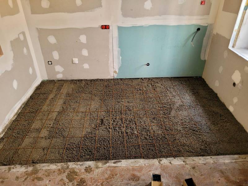 Rénovation chape béton à Oullins près de Lyon