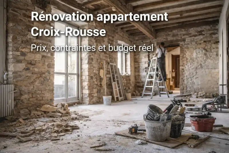    Rénovation appartement Croix-Rousse : prix au m², contraintes et budget réel    