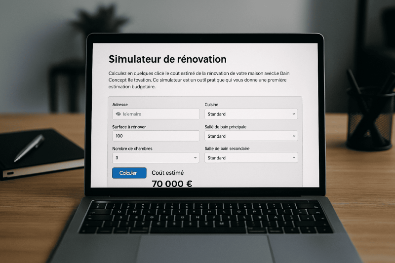 Simulateur Rénovation maison
